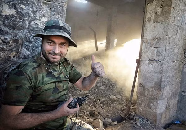 Một binh sĩ trên chiến trường. Ảnh: FNA.