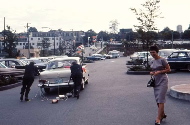 Đường phố Vancouver năm 1962.