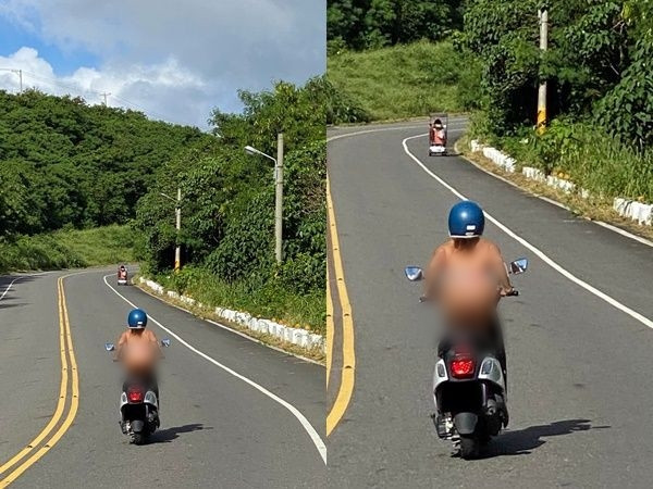 Mới đây, cư dân mạng Đài Loan lan truyền những hình ảnh về một hot girl diện bikini hai mảnh, nhấp nhổm trên chiếc xe máy, di chuyển trên đường quốc lộ ở Khẩn Đinh, huyện Bình Đông, Đài Loan.