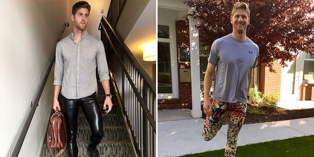 Đã có rất nhiều nam giới diện mốt quần legging và thoải mái, tự tin dạo phố.