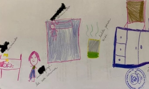 Nu sinh ve tranh la, co giao phat hien su that ghe ron