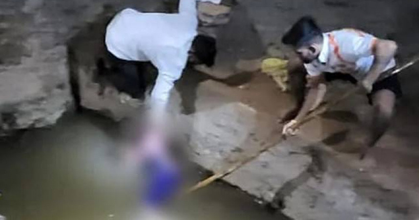 Cai nhau voi chong, vo nem ca 6 con xuong gieng gay rung dong