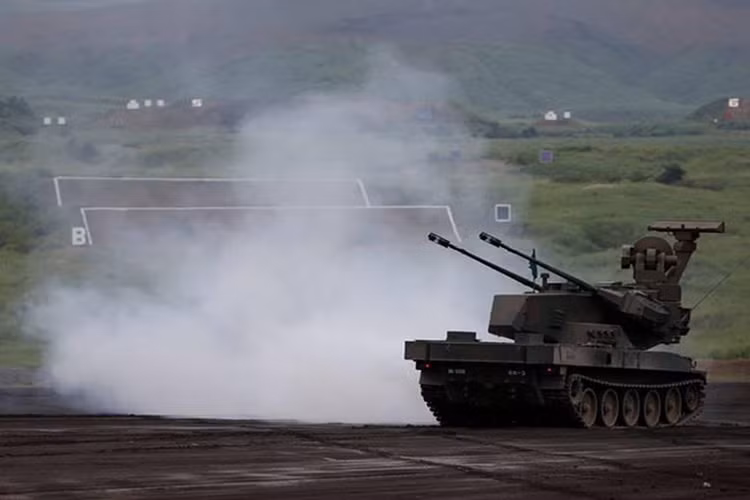 Pháo phòng không tự hành Type 97 của JSDF. Nguồn ảnh: Financial Express.