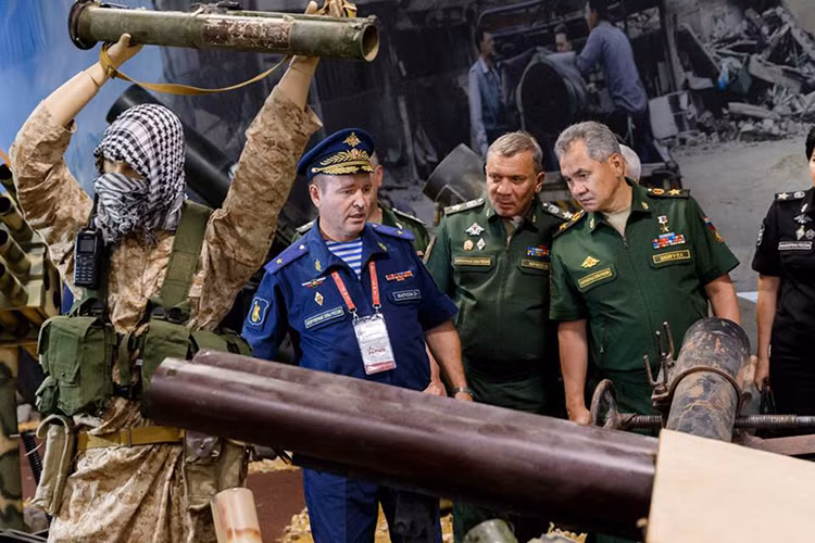 Hầu hết mọi hiện vật được giới thiệu đều có nguồn gốc từ các chiến trường đẫm máu nhất Syria như Aleppo, Homs, Hama và một số khu vực khác. Nguồn ảnh: Bộ Quốc phòng Nga.