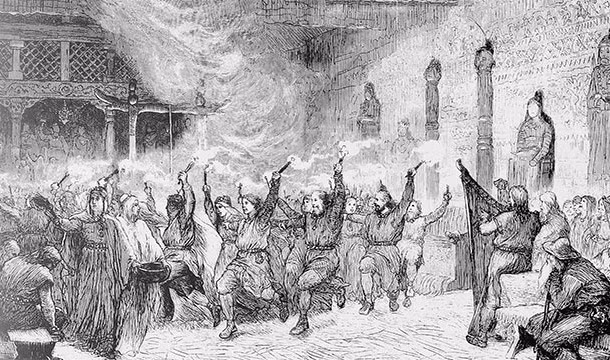 Các cô gái Viking thường kết hôn khi 12 tuổi và bị chồng tương lai "bắt cóc" về làm vợ.