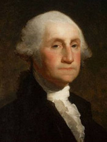 Cũng trong ngày Tổng thống Washington qua đời năm 1799, Hải quân Hoàng gia Anh treo cờ rủ.