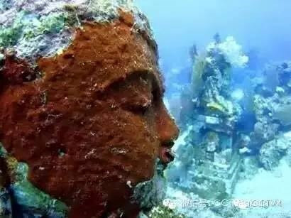 Một ngôi đền bí ẩn với nhiều bức tượng Phật nằm ẩn dưới đáy biển thuộc vùng biển Indonesia khiến nhiều người kinh ngạc. (Nguồn: CCTV).