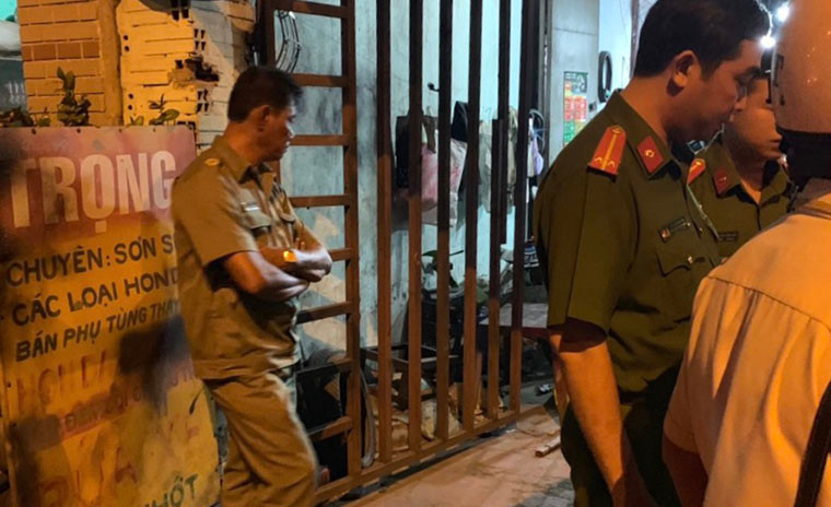 Đây là số tang vật được thu giữ tại tiệm sửa xe “Trọng” trên quốc lộ 1, đoạn giáp giữa TP HCM và tỉnh Bình Dương (thuộc phường Đông Hòa, thị xã Dĩ An).