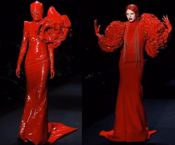 Những thiết kế đỏ rực ma quái và đáng sợ. Ảnh: Elle.