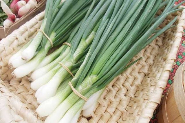 Không những vậy, hành lá còn giúp giảm viêm nhiễm hiệu quả. Ảnh: blogspot.