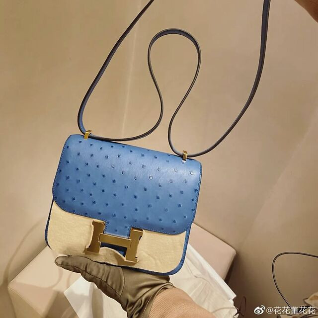 Chiếc túi Constance da đà điểu Nam Phi rất khó mua ở Hermes. Giá của nó khoảng 100.000 NDT (330 triệu VNĐ), có tiền cũng rất khó mua được.