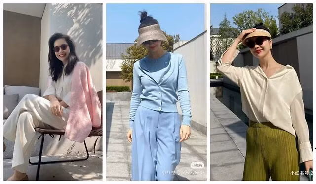 Ở địa vị của phu nhân chủ tịch, Hoa Hoa chọn những bộ trang phục có chất liệu hoàn hảo, nhưng phong cách thoải mái, không phô trương, vẫn tôn lên vẻ đẹp cao quý.