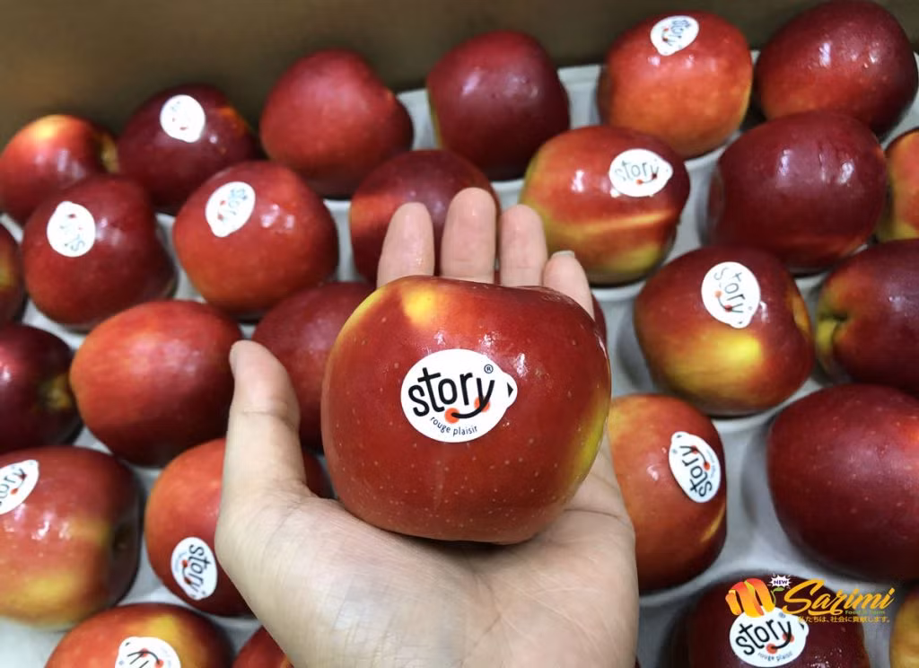 Táo là loại trái cây có đặc tính chống oxy hóa cao, giúp cơ thể loại bỏ độc tố, làm giảm mùi hăng của mồ hôi. Ảnh: sarimivietnam.