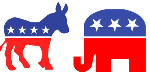 Giai ma bieu tuong cua 2 dang trong bau cu My