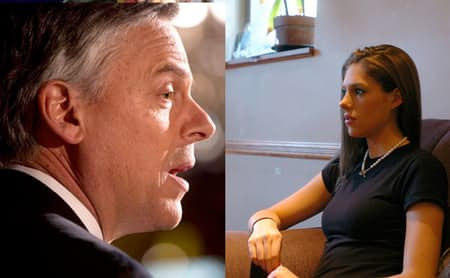 Cô con gái nổi tiếng khác của cựu đại sứ Jon Hunstman đó là Abby Huntsman. Người con gái thứ ba của ông Hunstman hiện là phóng viên của kênh Fox News. Cô đã tốt nghiệp Đại học Pennsylvania ở Philadelphia.