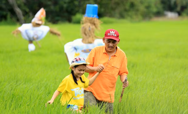 Nhạc sĩ Yên Lam - con gái Mỹ Tịnh (Bào Ngư). Là cái tên không quá nổi tiếng nhưng nhạc sĩ Yên Lam đã 2 lần đạt giải “Nhạc sĩ được yêu thích nhất” giải thưởng Làn sóng xanh. Anh vừa sáng tác, vừa phối khí, thực hiện album cho nhiều nhạc sĩ, ca sĩ… Cô con gái Bào Ngư lại là gương mặt quen thuộc qua các clip quảng cáo truyền hình và những bài hát thiếu nhi hút hàng triệu views trên youtube. Ảnh: Saostar.