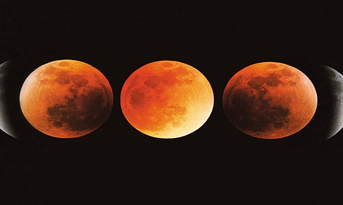 Mặt Trăng sẽ chuyển sang màu đỏ khi xảy ra nguyệt thực toàn phần. Nguồn:Shutterstock