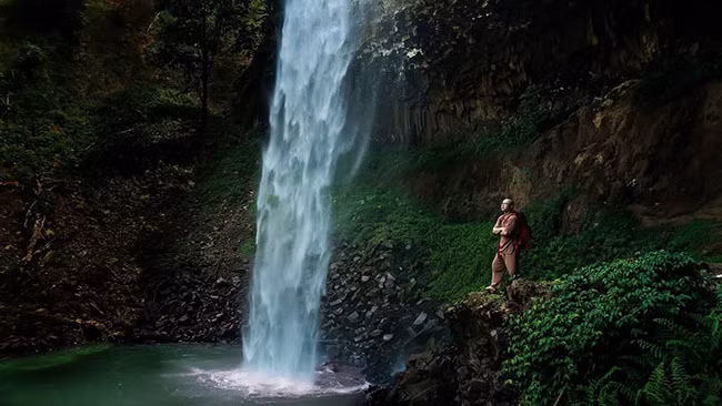 Thác Liêng Nung. (Ảnh: Vỹ Dạ)
