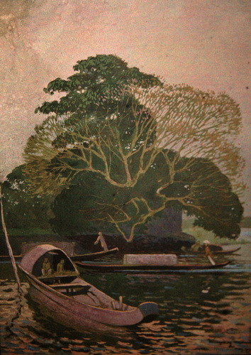 Bến thuyền của chợ Đông Ba, khu chợ cổ nằm bên sông Hương.