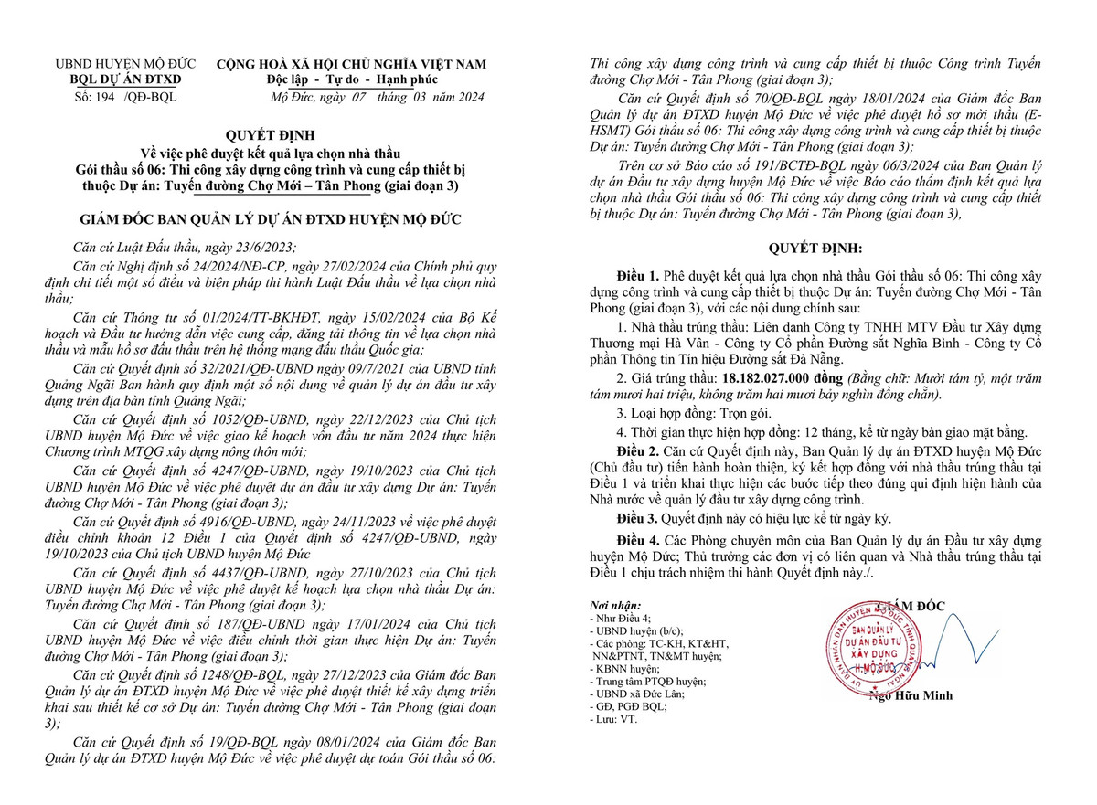 Quang Ngai: Lien danh 3 thanh vien trung goi thau gan 30 ty tai Son Ha-Hinh-3