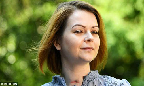 Yulia, con gái cựu điệp viên Nga Sergei Skripal. Ảnh: Reuters.