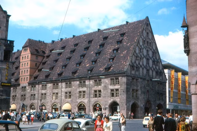 Bức ảnh chụp tại Mauthalle, một điểm đến nổi tiếng ở Nürnberg.