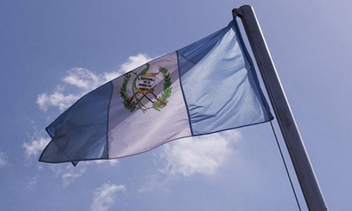Quốc kỳ của Guatemala. (Nguồn: AP)