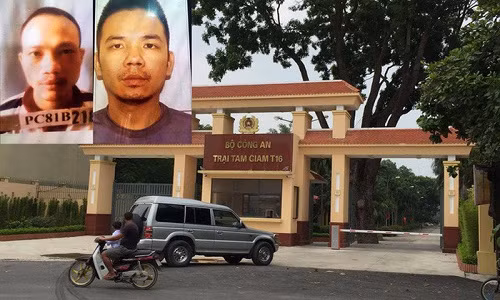 Truy to 2 nguyen can bo trai tam giam T16 de 2 tu tu bo tron