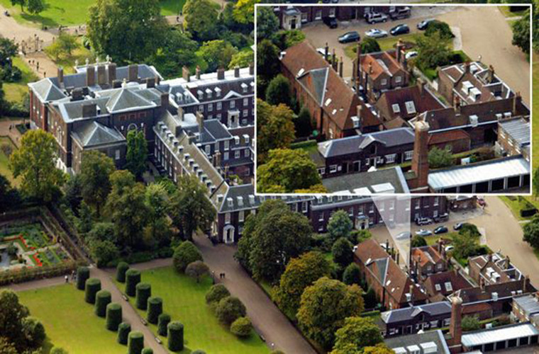 Theo tiết lộ của Realtor, Nottingham Cottage có trần nhà khá thấp với khoảng sân nhỏ. Ảnh: PA.