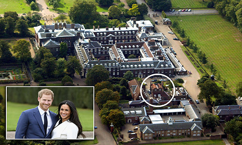 Sau hôn lễ, cặp đôi Harry-Markle bắt đầu cuộc sống mới tại Nottingham Cottage nằm trong Cung điện Kensington. Được biết, trước khi kết hôn, Hoàng tử Harry đã sống một mình trong ngôi nhà này suốt 4 năm. Ảnh: Time.
