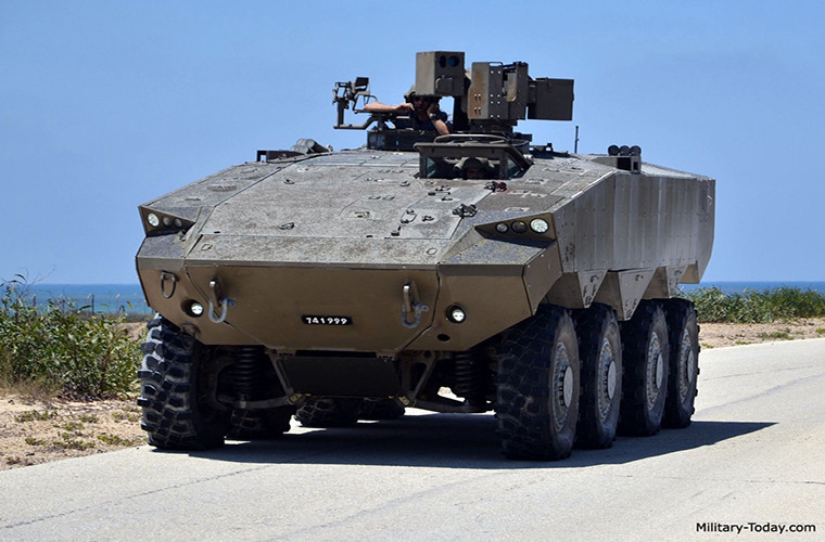 Cùng với Namer, APC Eitan là một phần trong nỗ lực của IDF nhằm hiện đại hóa dàn xe bọc thép của quân đội nước này, giúp chúng không bị tổn hại trước các vũ khí chống tăng của kẻ địch cũng như gia tăng sức mạnh trên chiến trường. Ảnh: Military Today.