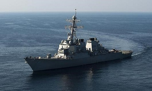 Tàu khu trục mang tên lửa dẫn đường Higgins của Mỹ. (Nguồn: Bộ Quốc phòng Mỹ)