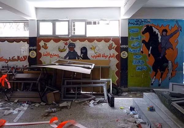 Được biết, Trại Yarmouk, được thành lập vào năm 1957, từng là thành trì của nhóm khủng bố IS kể từ khi cuộc nội chiến Syria bùng nổ năm 2011. Ảnh: FNA.