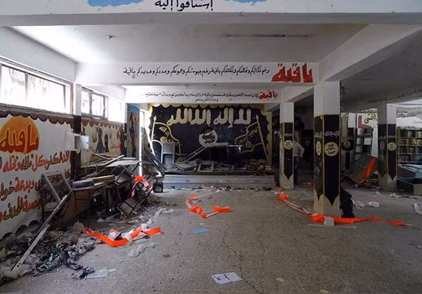 Hồi tuần trước, Quân đội Syria đã giải phóng toàn bộ Nam Damascus, trong đó có Trại Yarmouk, từ tay các phần tử khủng bố. Ảnh: FNA.