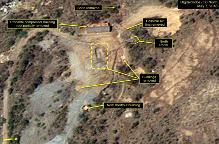 Nhưng hiện giờ chúng dường như đã bị dỡ bỏ, trang 38 North đưa tin.