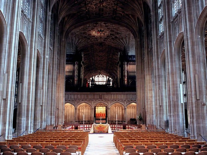 Nhà thờ St George là nơi diễn ra nhiều nghi thức Hoàng gia, đám cưới và cũng là nơi “an nghỉ” của nhiều thành viên Hoàng gia Anh. Ảnh: Getty.