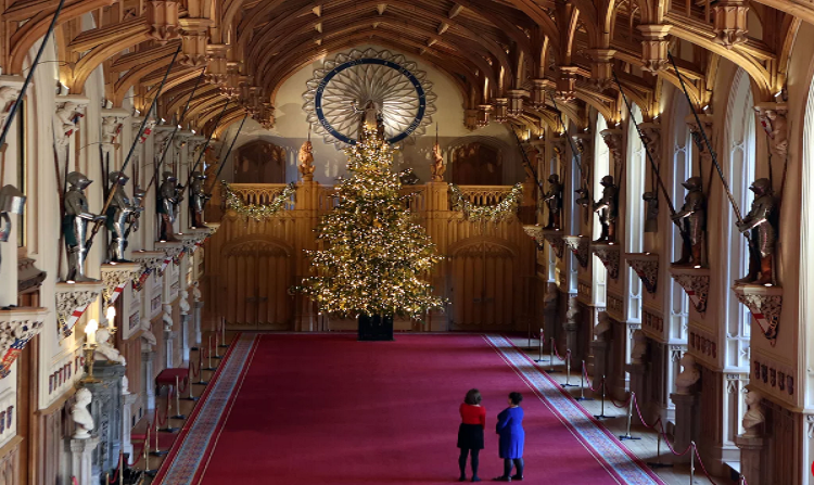 Được biết, Quốc vương Edward III đã cho xây dựng nhà thờ St.George vào thế kỷ 14 và bắt đầu mở rộng quy mô vào cuối thế kỷ 15. Ảnh: People Royals. 