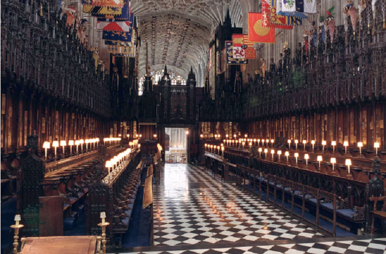 Đám cưới Hoàng gia đầu tiên được tổ chức tại nhà thờ St.George vào năm 1863 khi Quốc vương Edward VII kết hôn với Hoàng hậu Alexandra. Ảnh: People Royals.