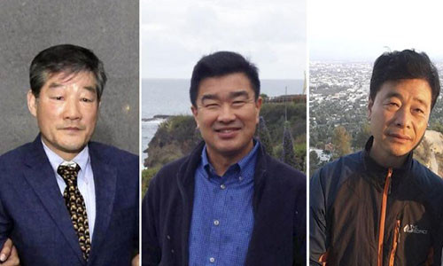 Kim Dong Chul, Tony Kim và Kim Hak Song đã được trả tự do giữa lúc quan hệ Mỹ - Triều có nhiều dấu hiệu ấm lên và hai bên đang chuẩn bị cho Hội nghị thượng đỉnh Mỹ-Triều sẽ diễn ra vào tháng 6/2018. Ảnh: AP.