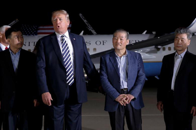 Ngoài ra, hai cựu giảng viên tại Đại học Khoa học và Công nghệ Bình Nhưỡng (PUST) là Kim Hak Song và Tony Kim bị Triều Tiên bắt giữ lần lượt vào tháng 5/2017 và tháng 4/2017. Ảnh: Reuters.