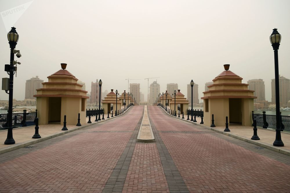 Những bức ảnh của Sputnik cho thấy thủ đô đất nước Qatar rất hiện đại và phát triển.