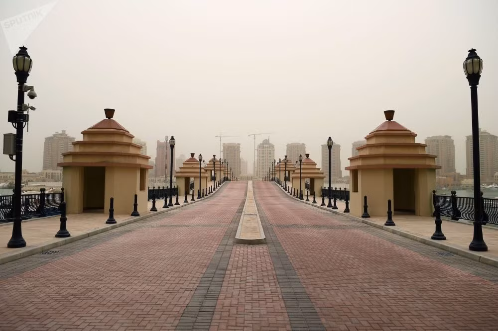 Những bức ảnh của Sputnik cho thấy thủ đô đất nước Qatar rất hiện đại và phát triển.