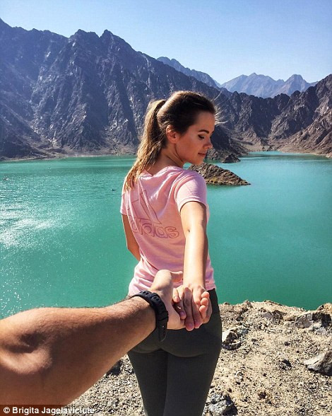 Bức ảnh chụp tại Hatta thuộc Các Tiểu vương quốc Ả Rập Thống nhất (UAE) được Brigita đăng trên Instagram.