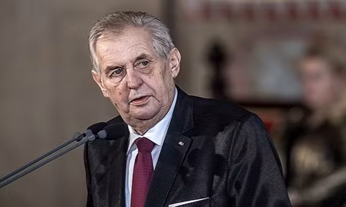 Tổng thống Cộng hòa Séc Milos Zeman.