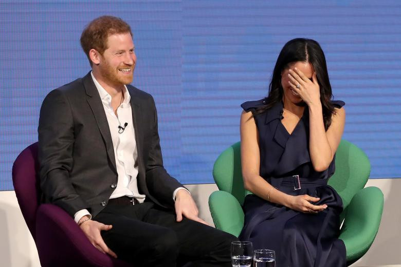 Hoàng tử Harry và Meghan tham dự diễn đàn Qũy Hoàng gia thường niên được tổ chức tại Aviva, thủ đô London, Anh, ngày 28/2/2018.