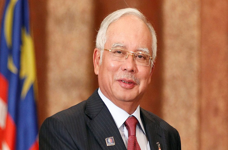 Ngày 26/3/2009, ông đã chính thức được tuyên bố là Chủ tịch Đảng UMNO thay cho ông Abdullah bin Ahmad Badawi. Ảnh: SCMP.