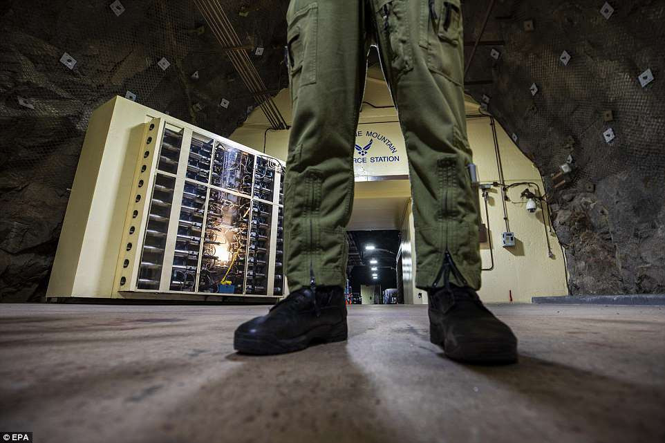 Trụ sở của NORAD nằm sâu khoảng 600 mét dưới núi Cheyenne.