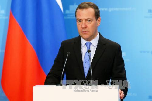 Thủ tướng Nga Dmitry Medvedev.