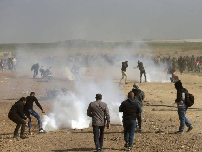 Theo Sputnik, các cuộc biểu tình tại Dải Gaza có thể sẽ diễn ra dữ dội hơn sau khi Mỹ chính thức chuyển đại sứ quán về Jerusalem. Ảnh: Twitter.