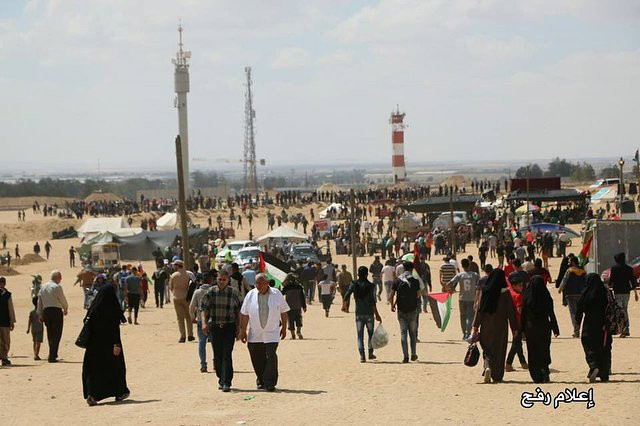 Kể từ khi làn sóng biểu tình tại biên giới Gaza-Israel bắt đầu vào ngày 30/3, hàng chục người biểu tình Palestine đã thiệt mạng và hơn 1.000 người khác bị thương trong các cuộc đụng độ với lực lượng an ninh Israel. Ảnh: Twitter.